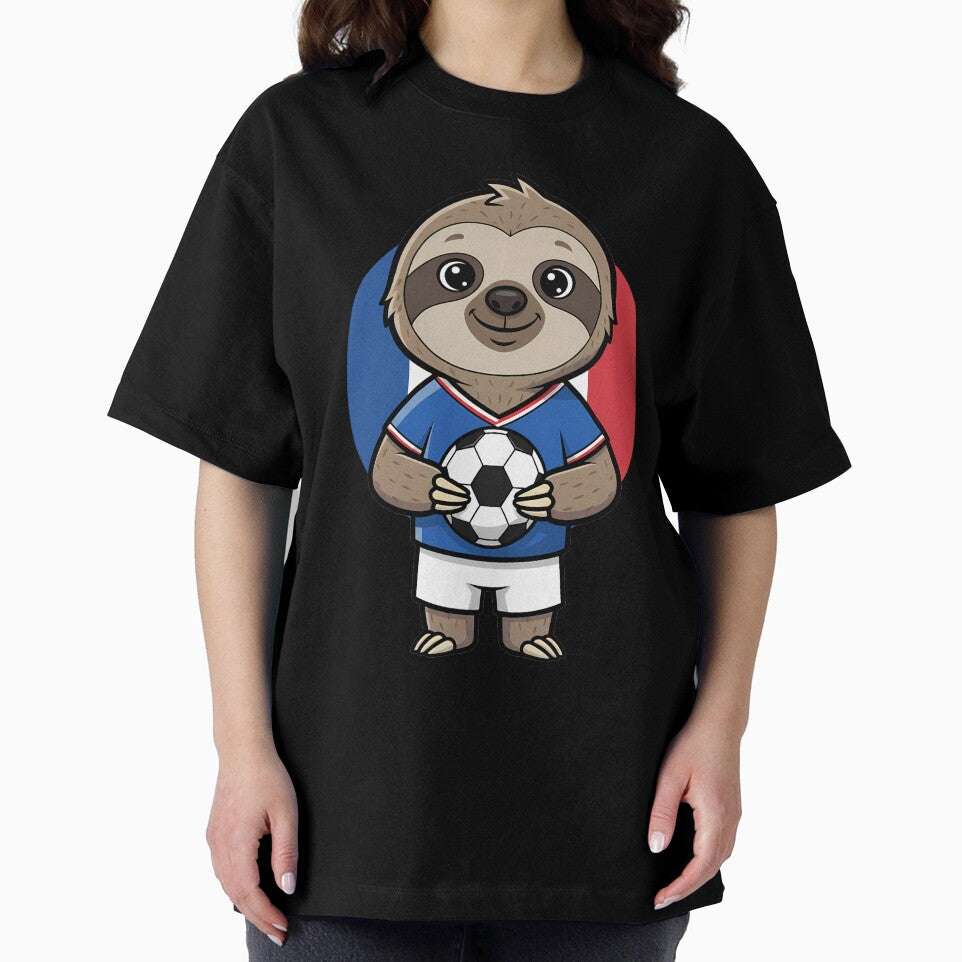 France Soccer Sloth Football Fan by k3rstman1