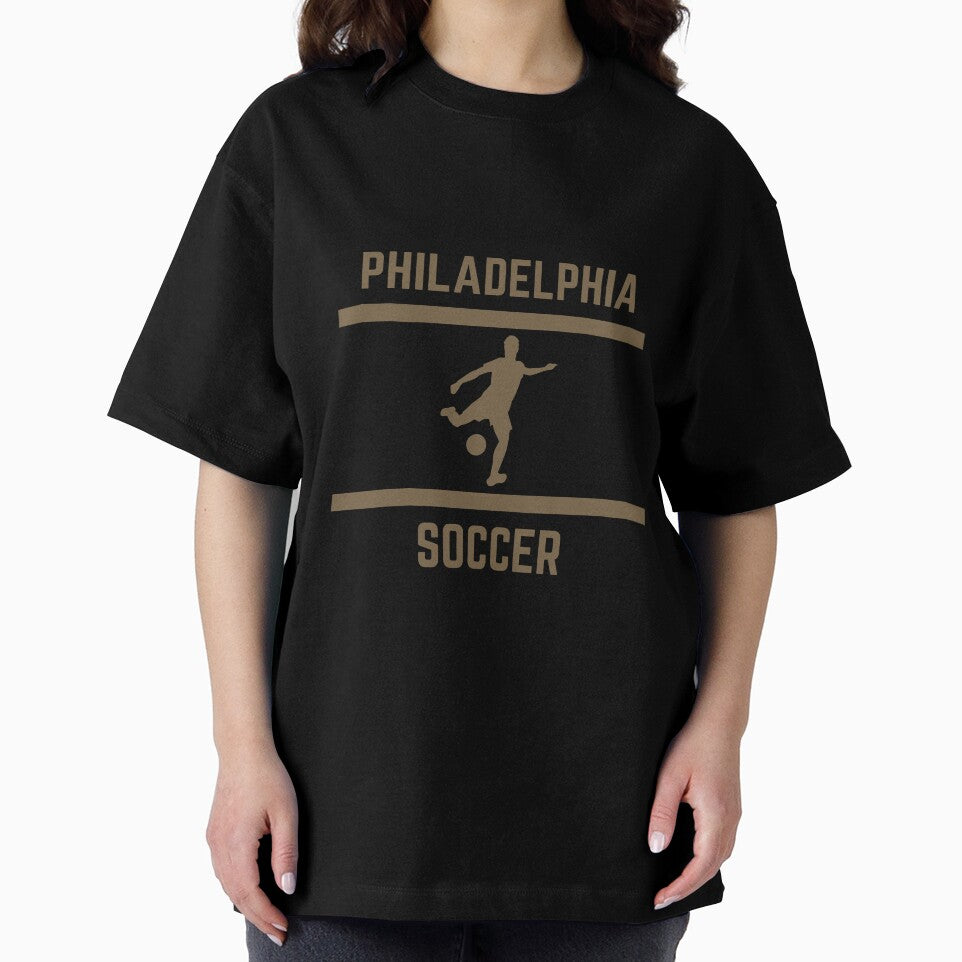 Gold Color Philadelphia Soccer by IssaraStudio
