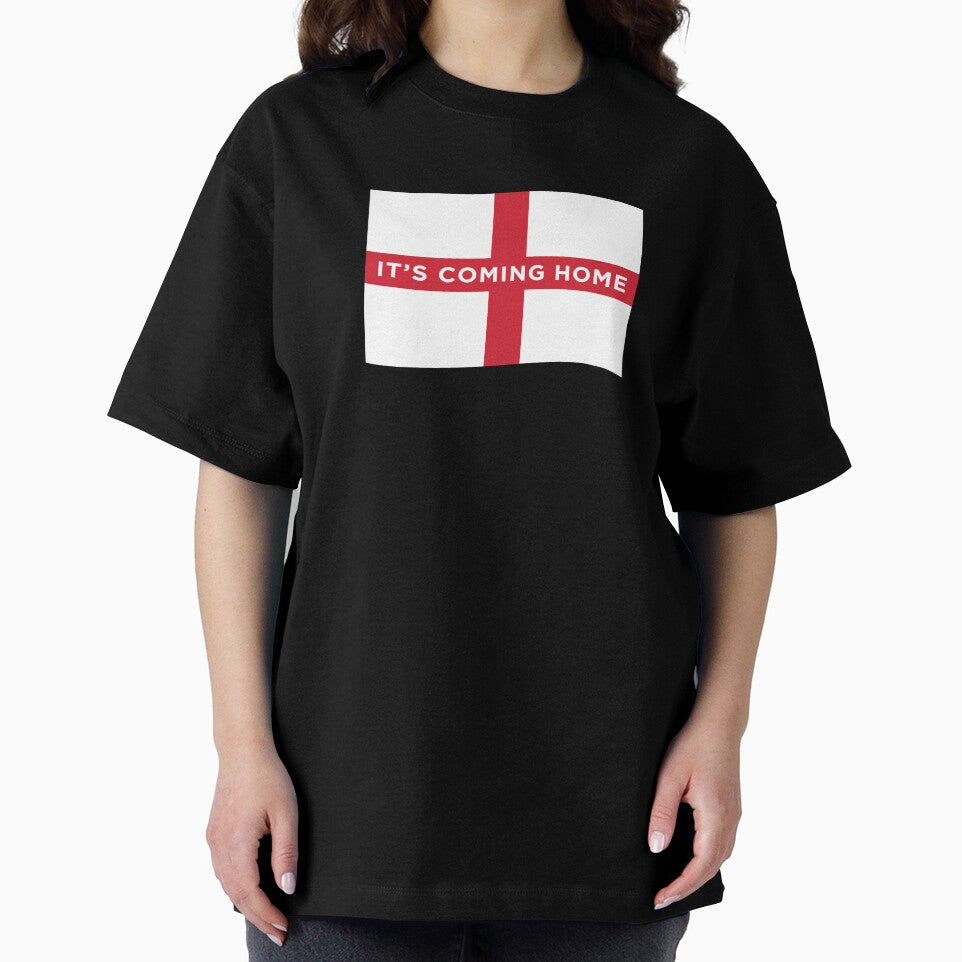 It's Coming Home England Wave Flag (On Red) by STUDIO-72