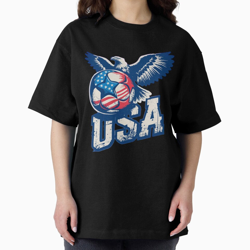 USA Eagle Soccer Stars and Stripes by Valascanza