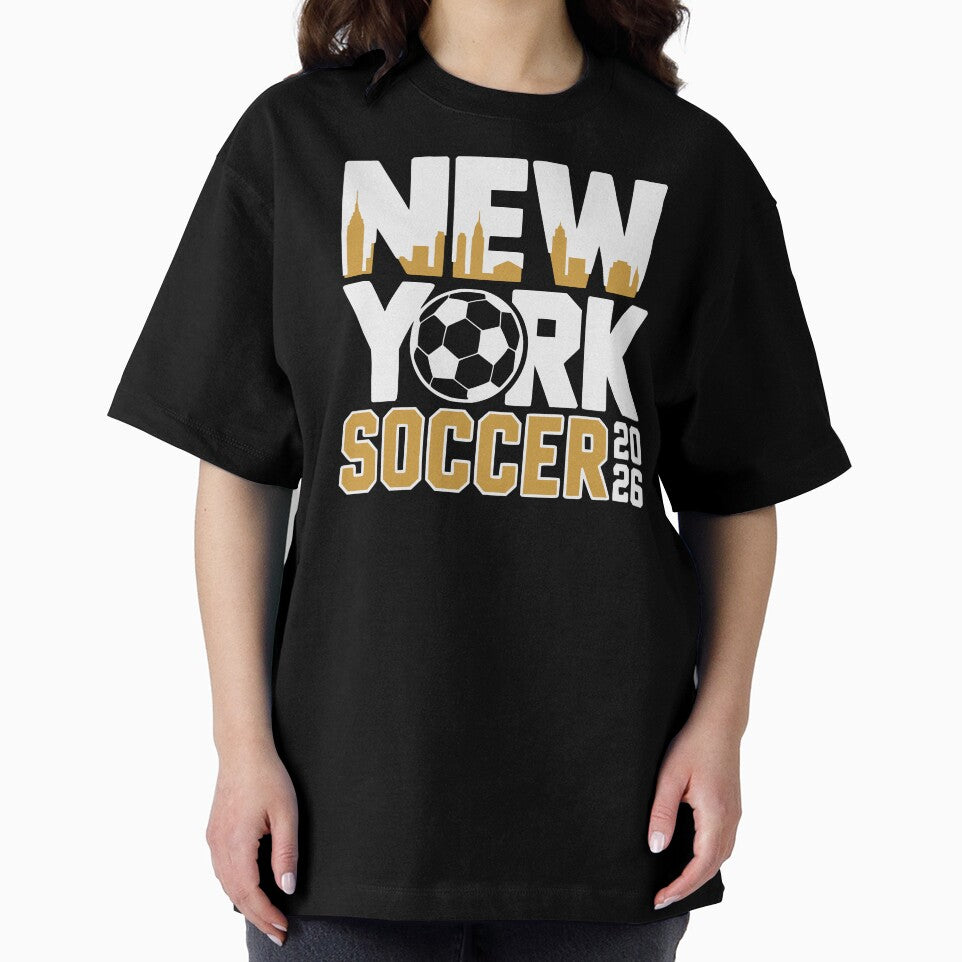 New York Soccer 2026 Skyline Football Fan by MavtM