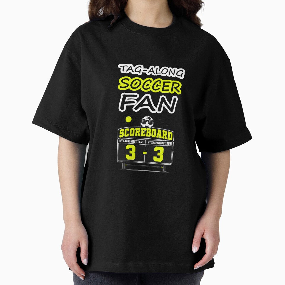 Tag-Along SOCCER FAN and Soccer Scoreboard Humor - Yellow by Beachy