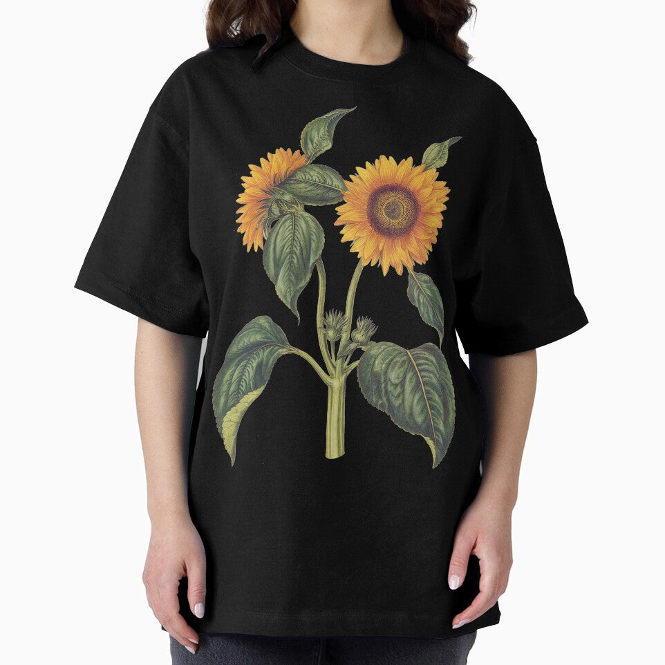 Vintage sunflower illustration by bohoDecor