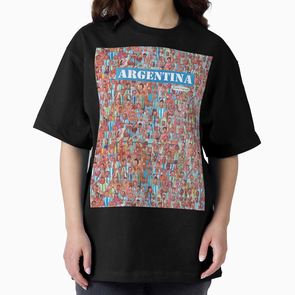 Argentina soccer fans by Diego Manuel Rodriguez