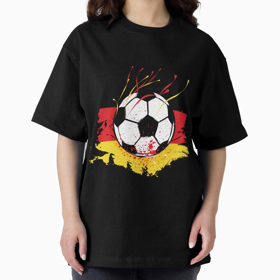 German Football German Flag Grunge Soccer Fan by Designer-Girl