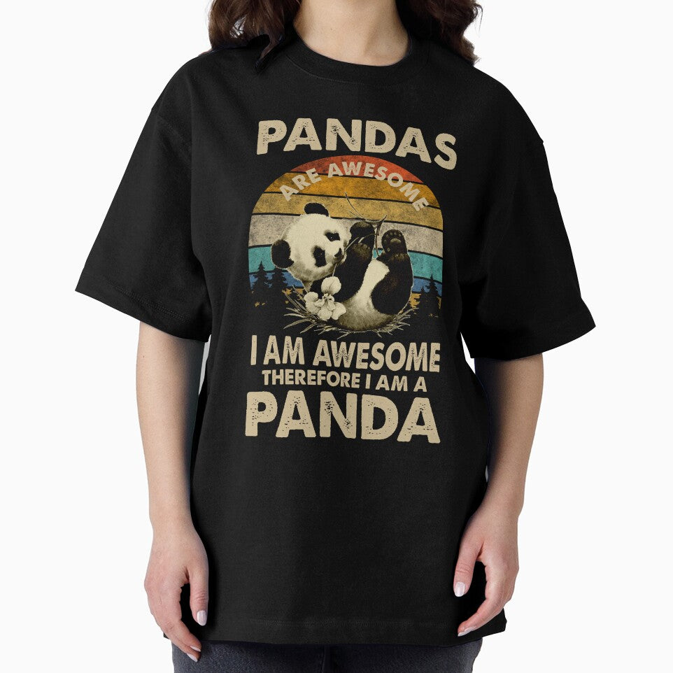 Retro Awesome Panda by spellmadebylee