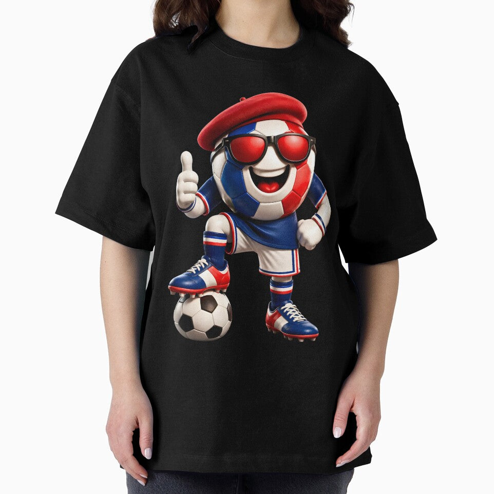 France Soccer Mascot Funny Football Cartoon Graphic by ArtSpark Studio