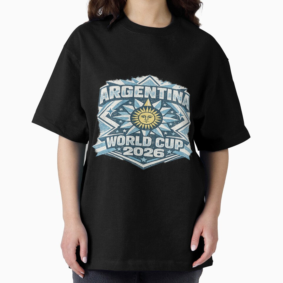 Argentina World Cup 2026 Vintage Sun of May Retro Football Fan T-Shirt by ArthUpscale