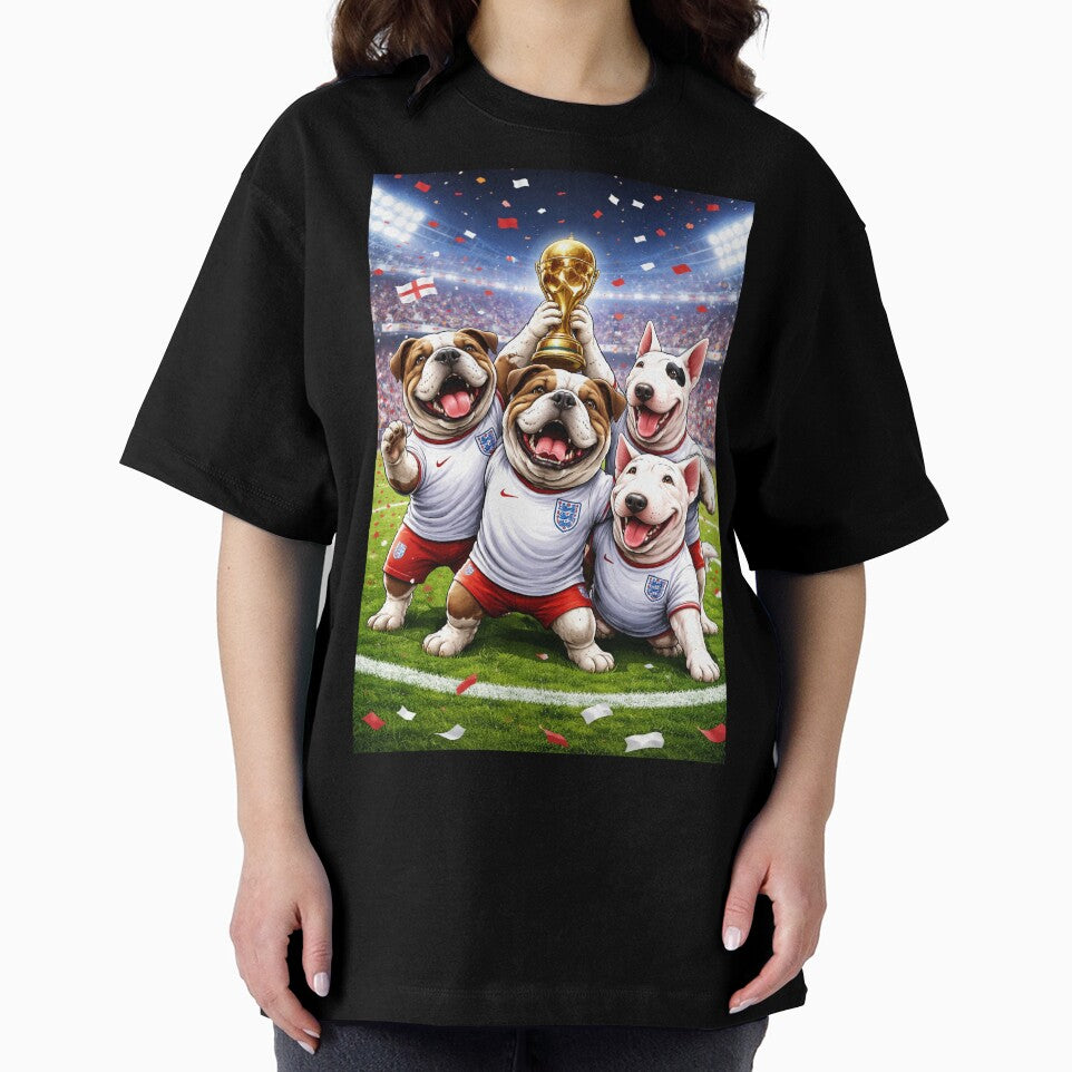England Football Dogs – Bulldogs & Bull Terriers World Cup Celebration Design by GarnerSupplyCo