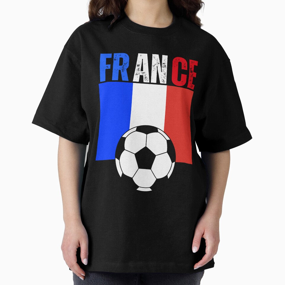 France Soccer Flag Vintage Football Fan Design | French Team Supporter Gift by Karim-Karem