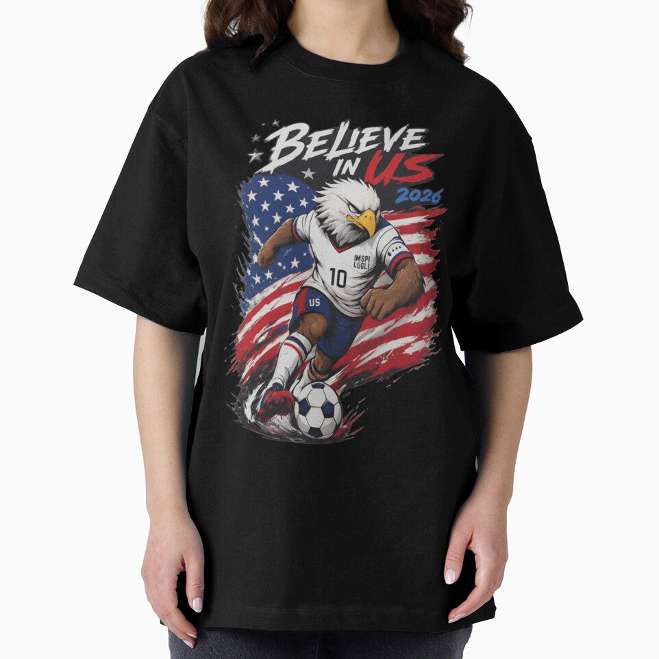 USA Soccer Eagle Believe In Us 2026 American Flag Soccer Football Fan Gift by Thread&Fable