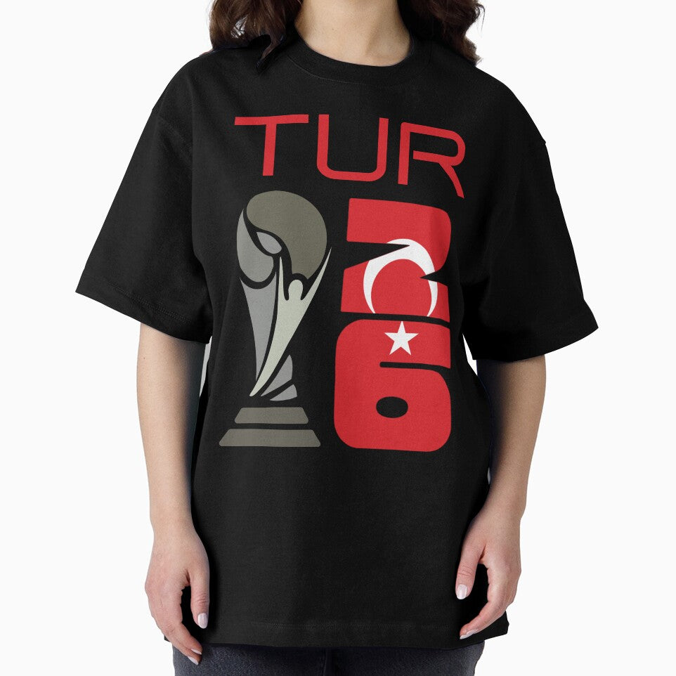 Turkey 2026 Soccer World Cup Trophy Turkish Flag Design by tarzbol