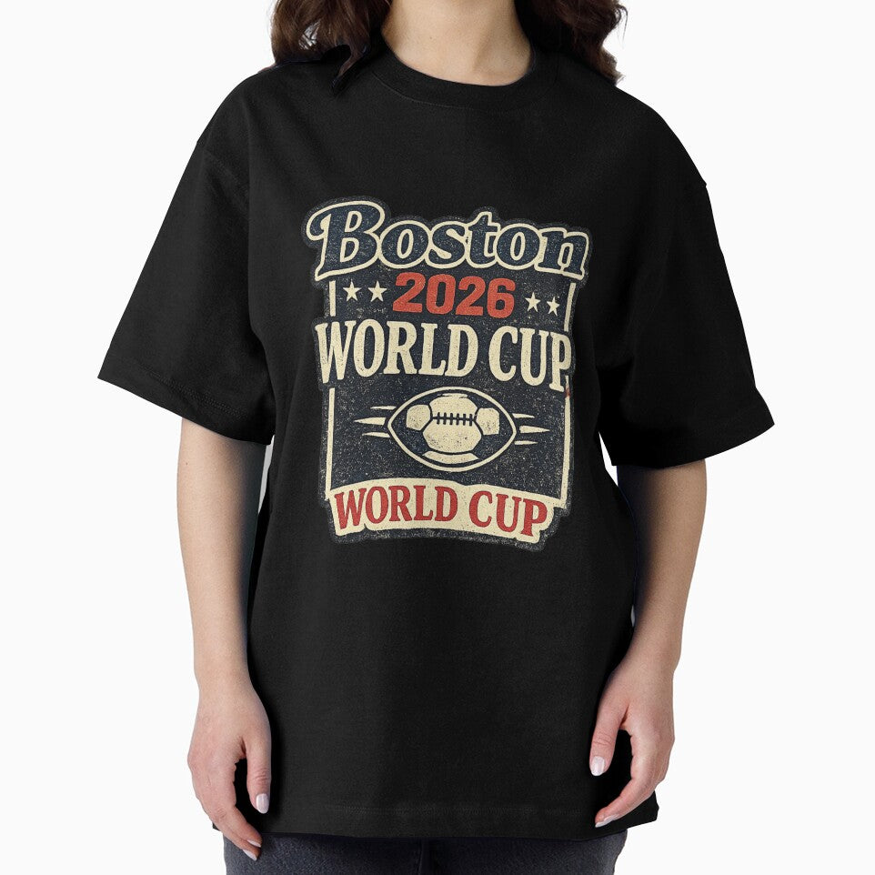 Boston 2026 World Cup – Retro Vintage Soccer Fan T-Shirt by ArthUpscale