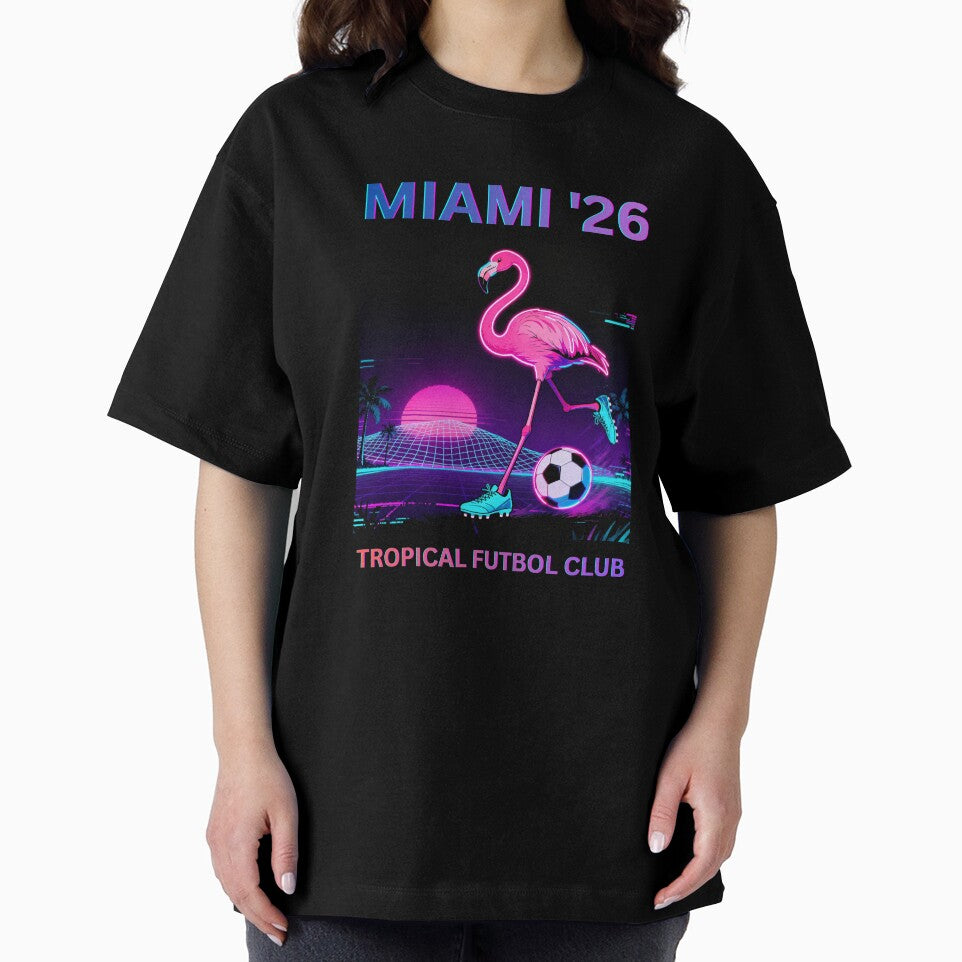 Miami 26 Retro Neon Soccer Vibe by PasinduBhanuka