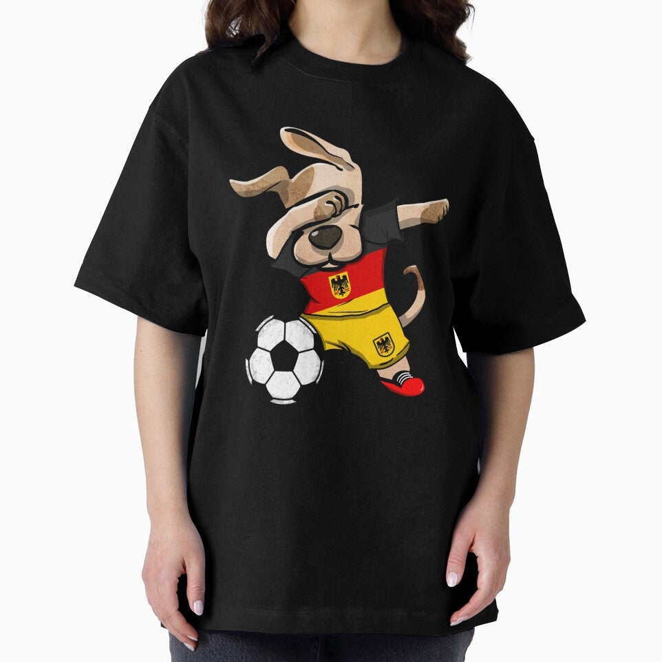 Dabbing Dog Germany Soccer Jersey German Football Lover Gift by DesignCube