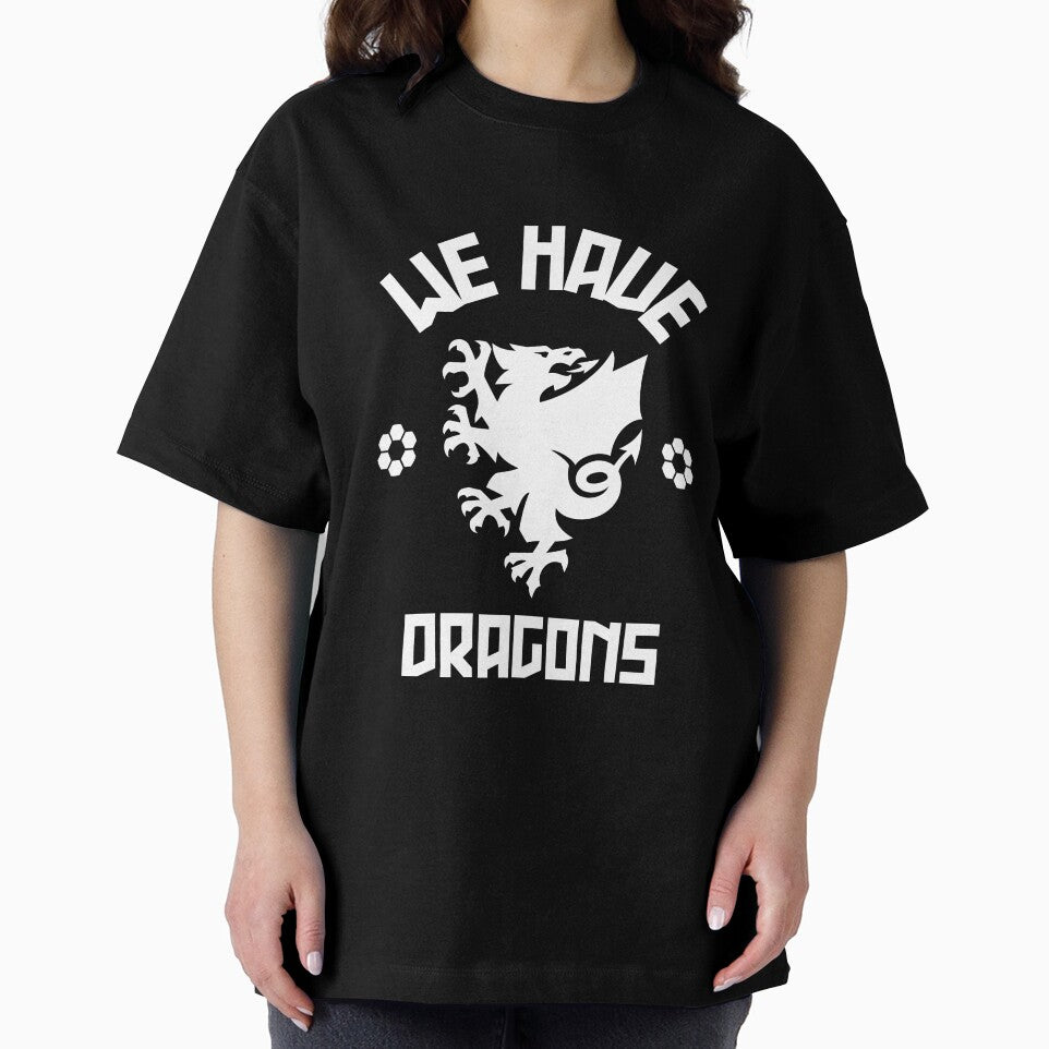 We Have Dragons - Wales Football Gift by DiogoCalheiros