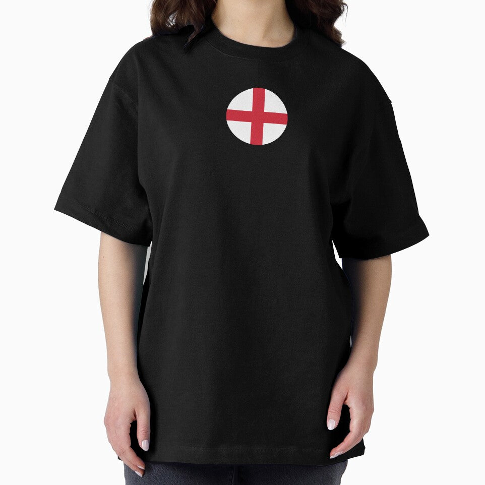 England Flag Roundel (On Red) by STUDIO-72