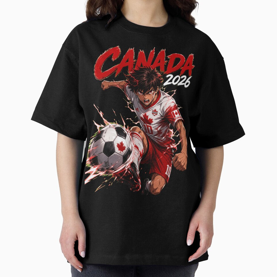 Intense Canada Anime Soccer Striker - World Cup 2026 by Senpai Syndicate