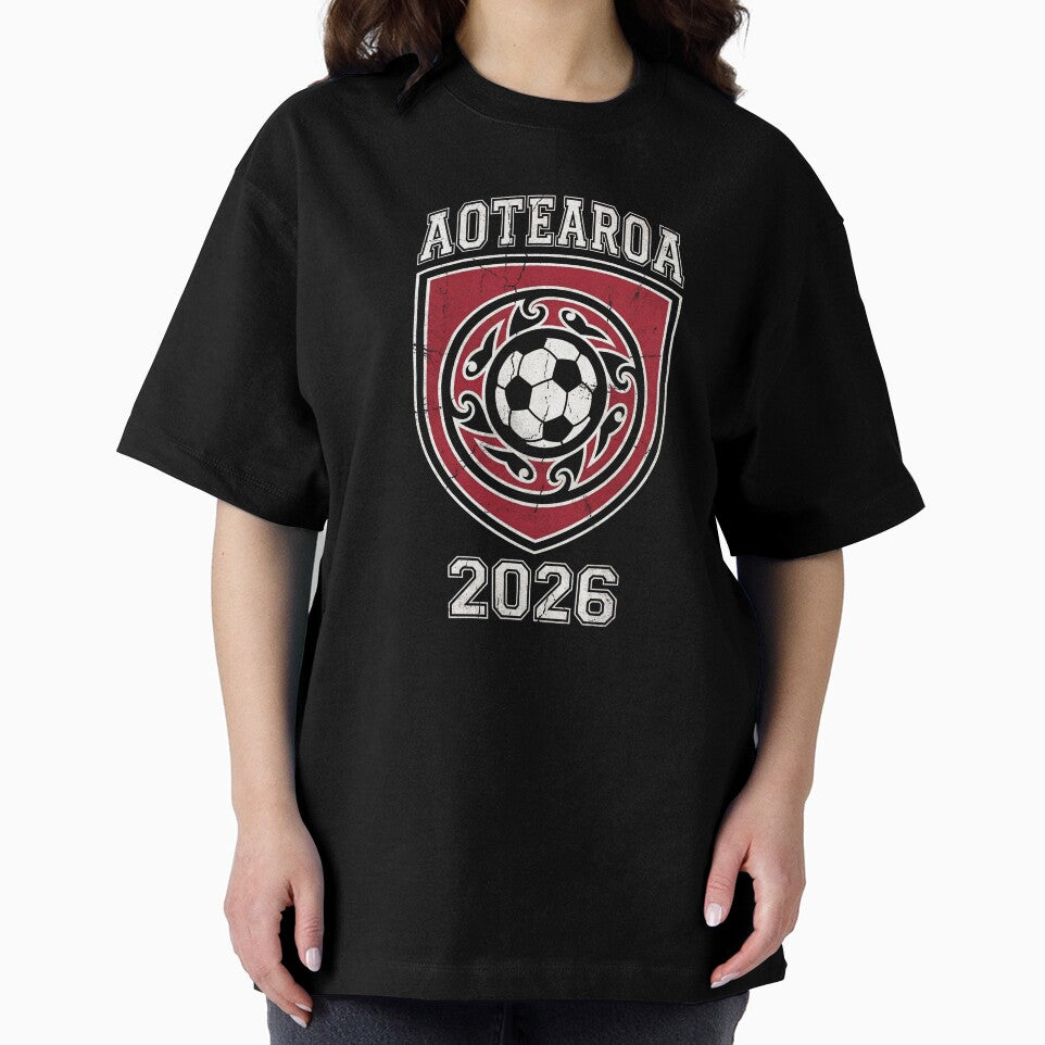 Aotearoa Football 2026 Vintage Soccer Crest | New Zealand Soccer Fan Art by Imaginationbeyond
