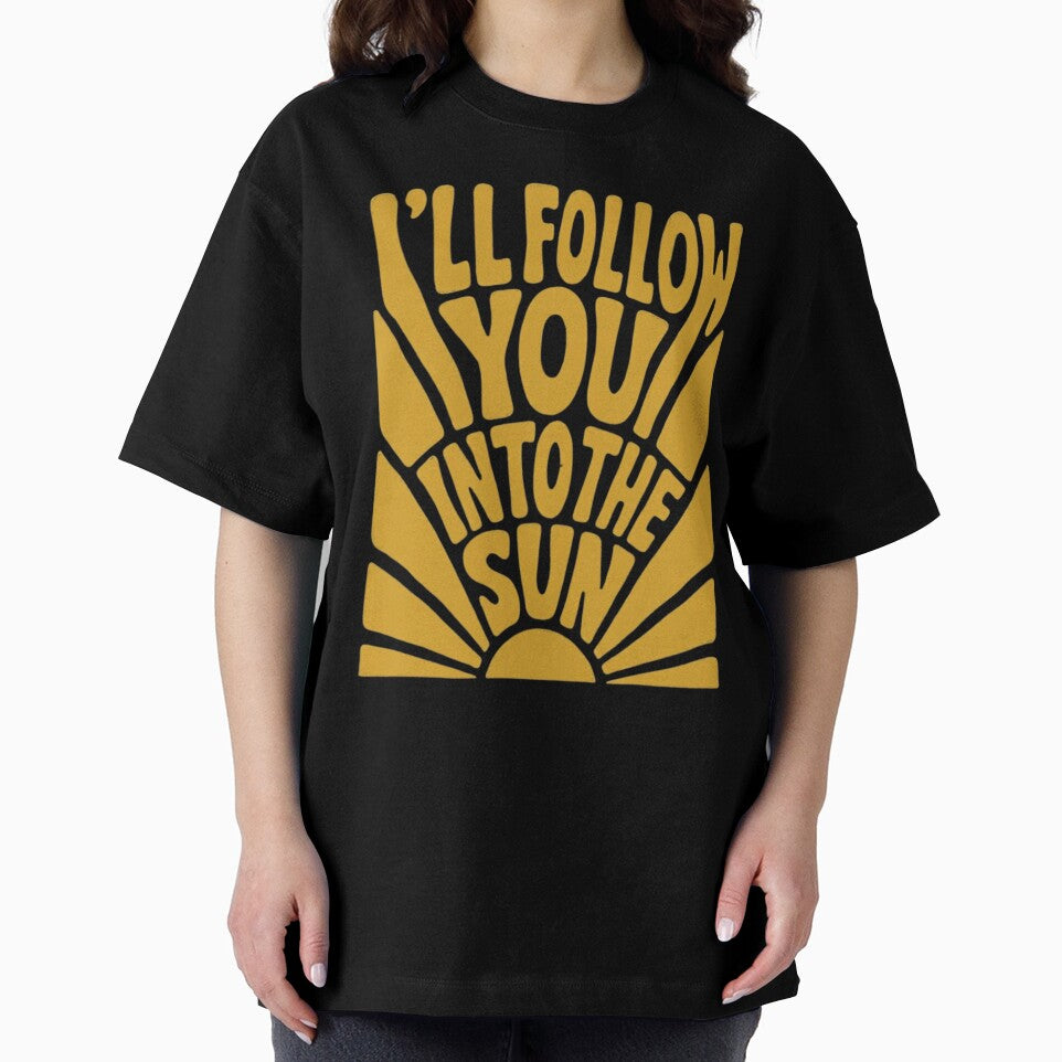 I'll Follow You Into The Sun Retro 70s Sunburst Typography by haitrieuic96