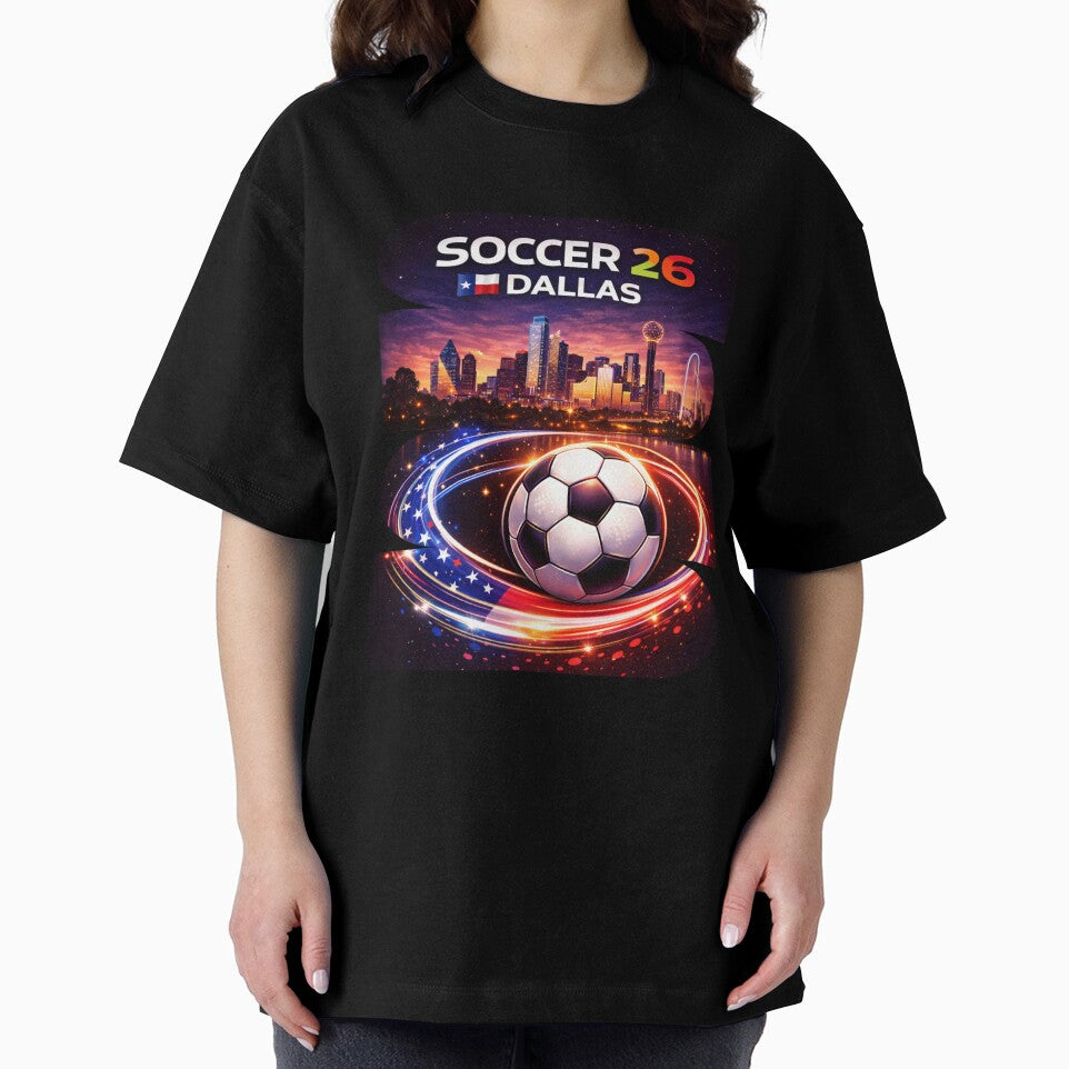 Dallas Soccer 2026 Shirt, Soccer 26 Dallas TX Fan Tee, Dallas Texas Soccer Graphic by MK-Charlie