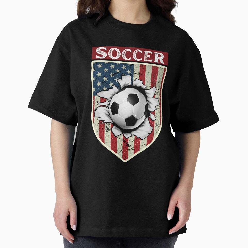 United States Flag Soccer Ball Design by AlienOccupation