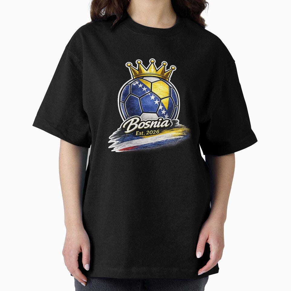 Bosnia 2026 Soccer Fan Funny Bosnia Flag Football by QuiteOrbit