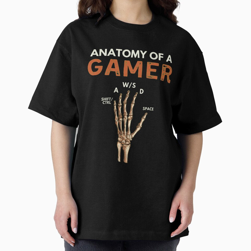 Anatomy of A Gamer, Funny Gamer Gifts, Gift For Gamer, Gaming Gifts For Boys, Gamer Gift for Him, Gamer T-Shirt, Game Lover Unisex Shirt T-Shirt by OlyvieArt