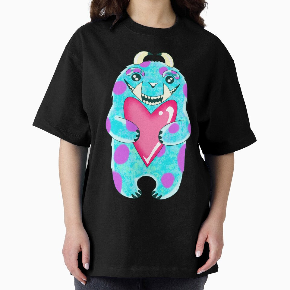 Purple Spot Monster With Heart by missmann