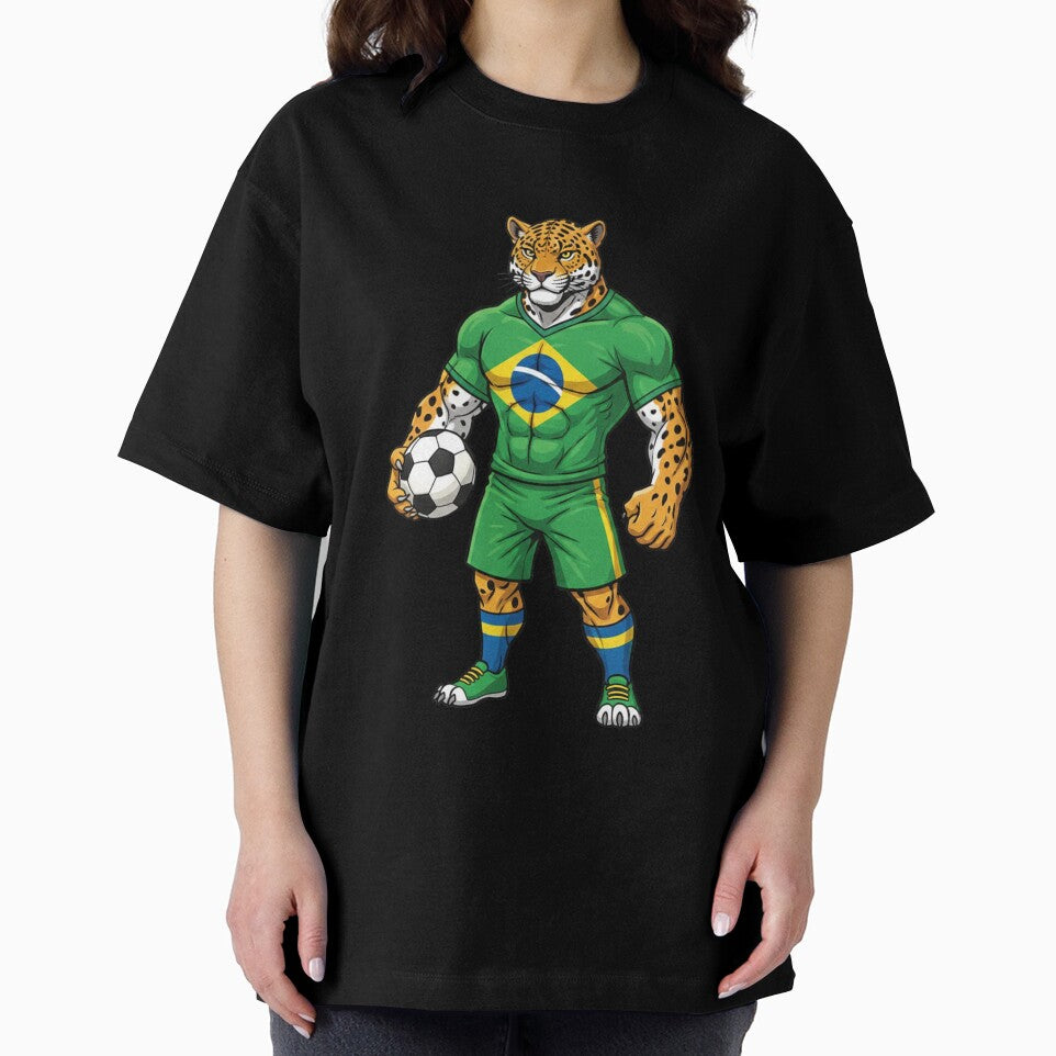 Powerful Brazilian Jaguar Football Mascot 2026 by ArtByKatti