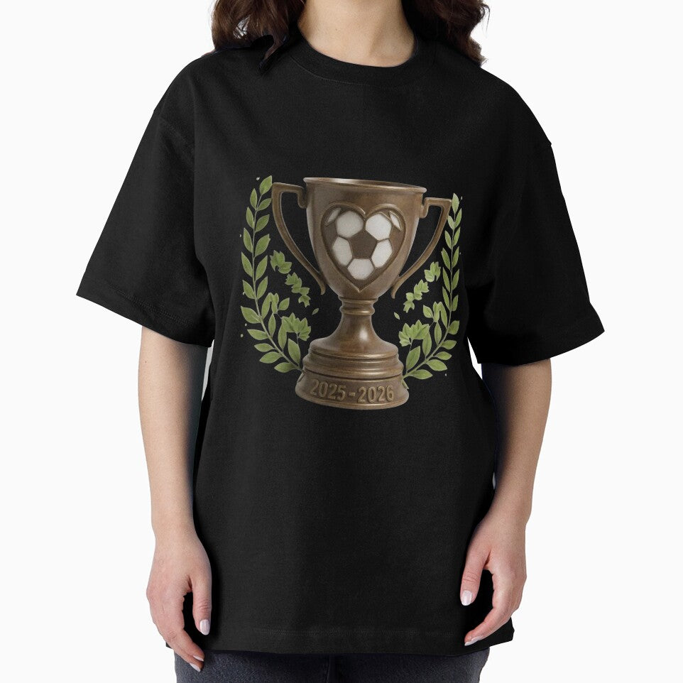 Foto realistic fantasy Football Trophy 2025-2026 - Classic Soccer Award Winner design by TheGaliyaStudio