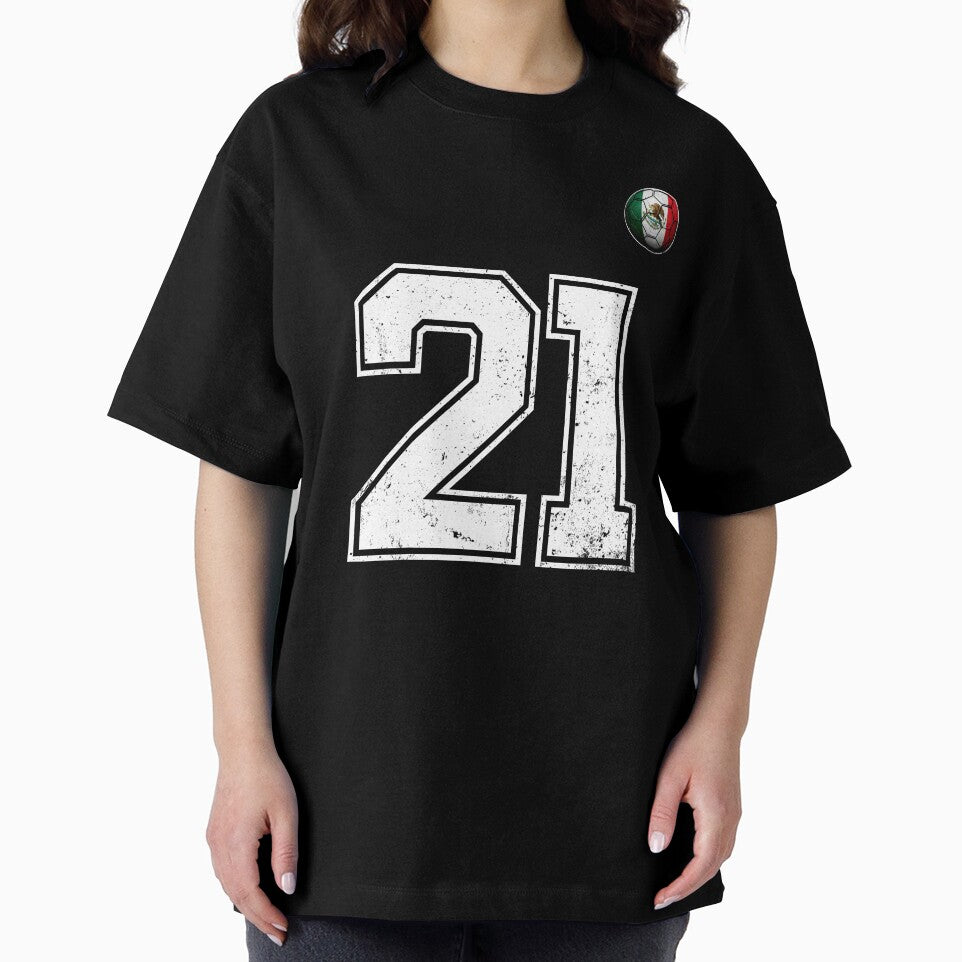 Number 21 Canada Flag Football Fan by BernoNickel