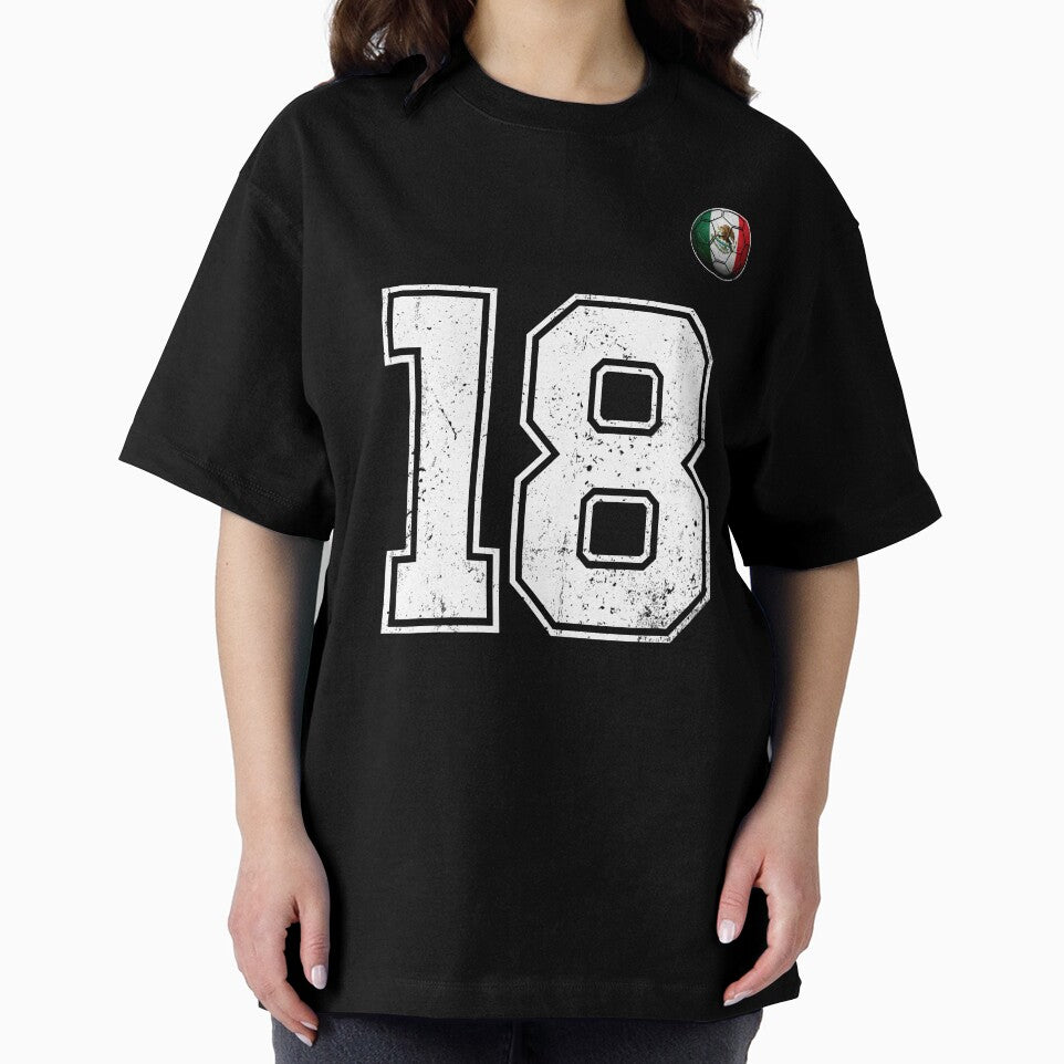 Number 18 Canada Flag Football Fan by BernoNickel
