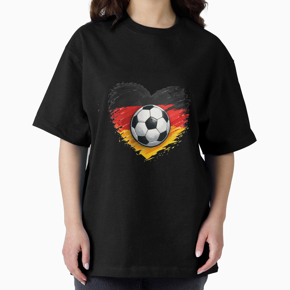 Germany Heart Soccer Design | FIFA 2026 German Football Fan by YASboutik