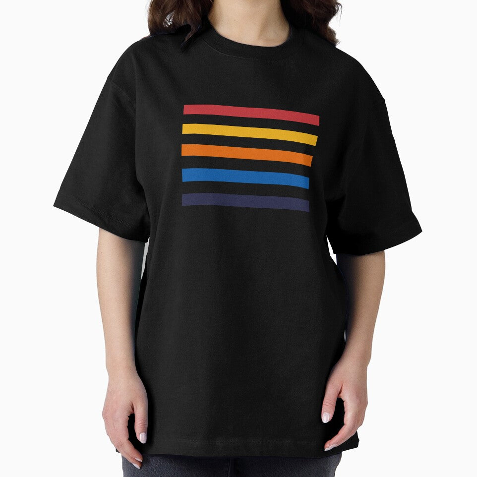 Retro vintage color stripes sunset colors by TalBright