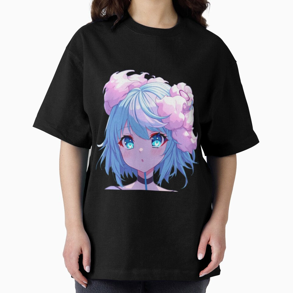 Blue and Pink Cotton Candy Character by blugost