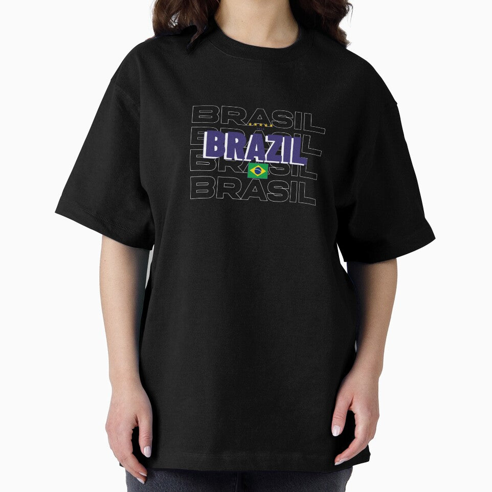 Brazil Football T-Shirt by True Motion Apparel