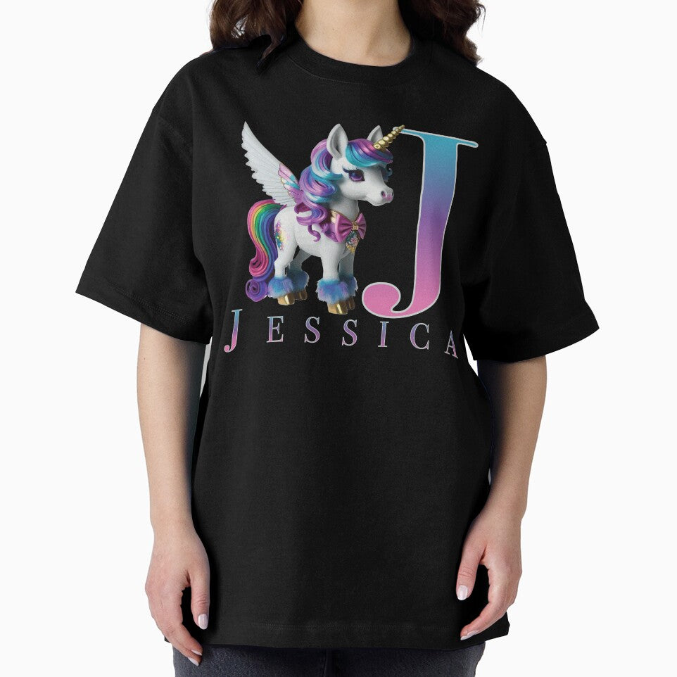 Jessica name with a cute unicorn by Lubellebubble20