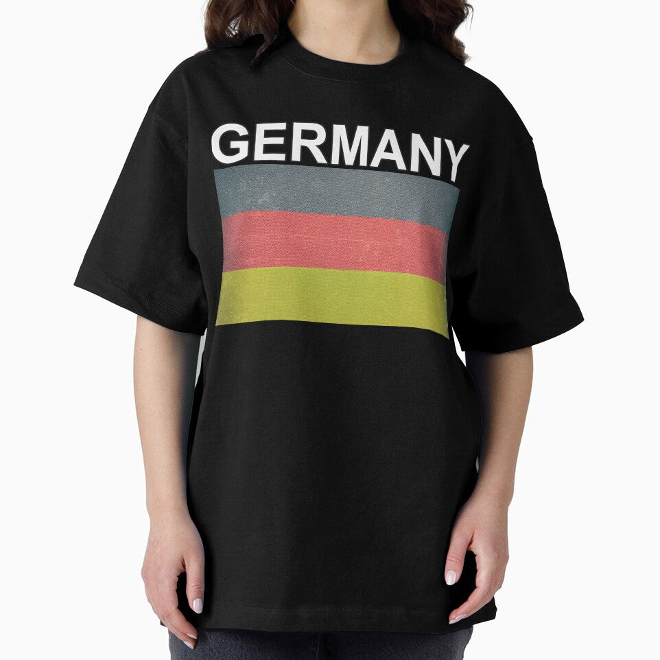 Germany Flag Distressed National Fan Original by merchhost