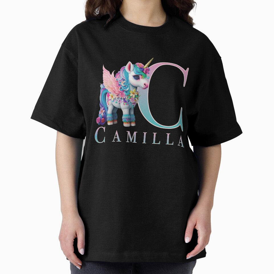 Camilla name with a cute unicorn by Lubellebubble20