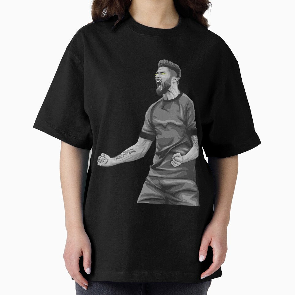 Olivier Giroud Black and White Version. by Aldduardo