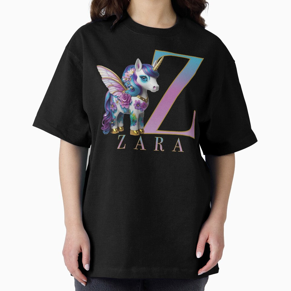 Zara name with a cute unicorn by Lubellebubble20