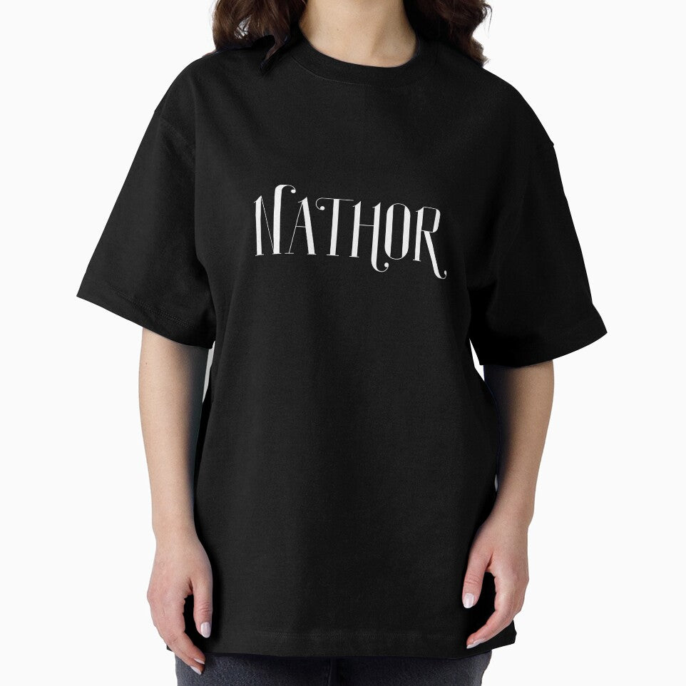 NATHOR White logo Enlarged by NATHORSTUDIO