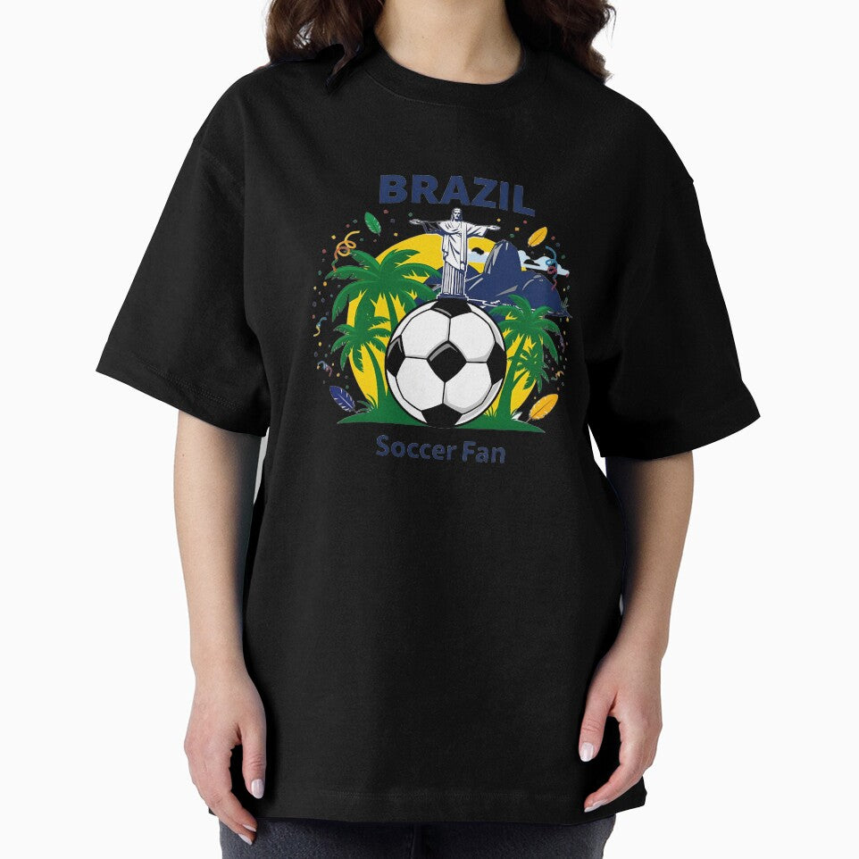 Brazil Soccer Fan T-shirt by Gui & Viny