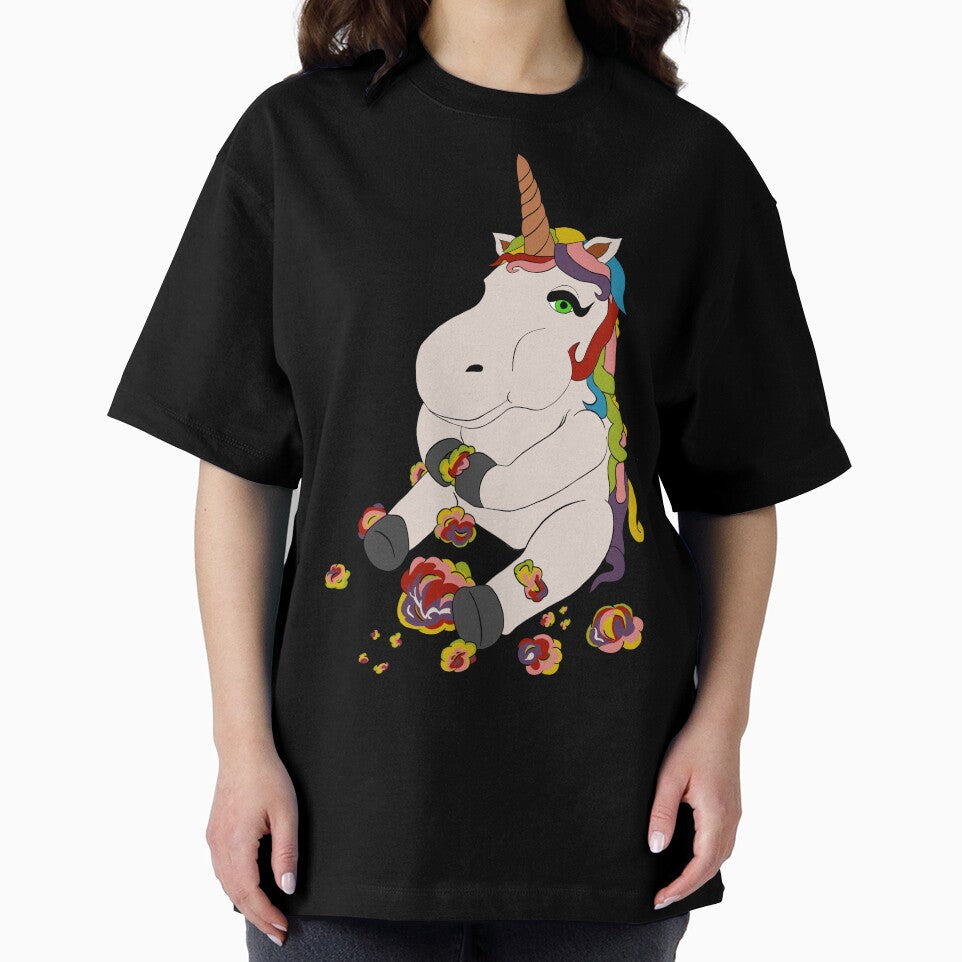 sweet unicorn eats rainbow cotton candy by ro83land