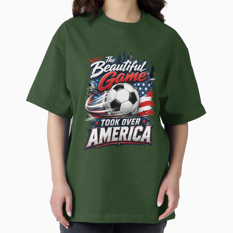 The Beautiful Game Took Over America Soccer Design by Stickers  Designer