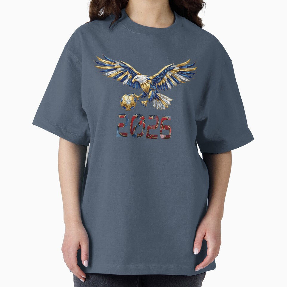 USA 2026 Soccer Eagle Geometric Football Fan Art by Lozarux
