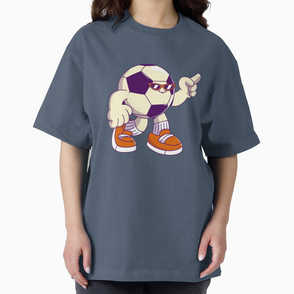 Cool Soccer Retro Cartoon Character by Spring Things