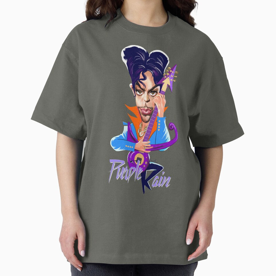 Prince Rogers Nelson Purple Rain caricature by Nelson Santos by Caricaturas