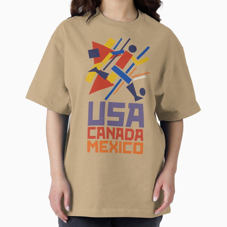 USA Canada Mexico – Geometric Soccer Chaos by CARPIO Creations